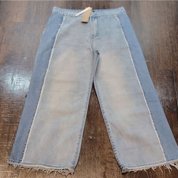 DO+BE High Waisted Wide Leg Cropped Jeans - Picture 4 of 16